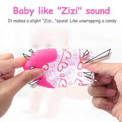 Vicloon teething mitt built-in handles provide secure grip for tiny hands