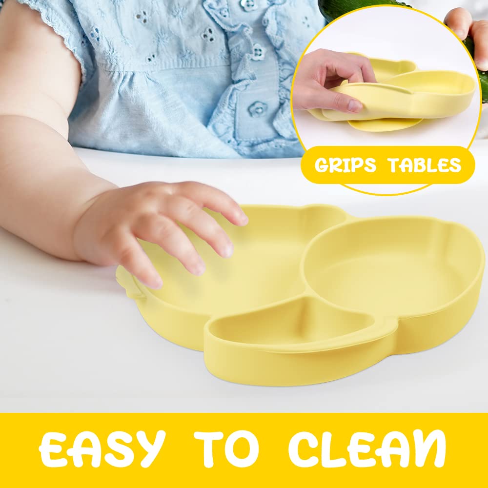 vicloon silicone plate microwave safe for quick reheating and serving