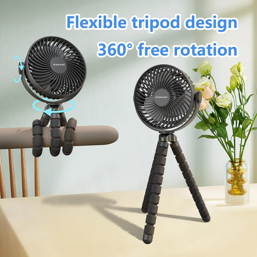 VICTORY & GIFT handheld fan on the go delivers direct airflow