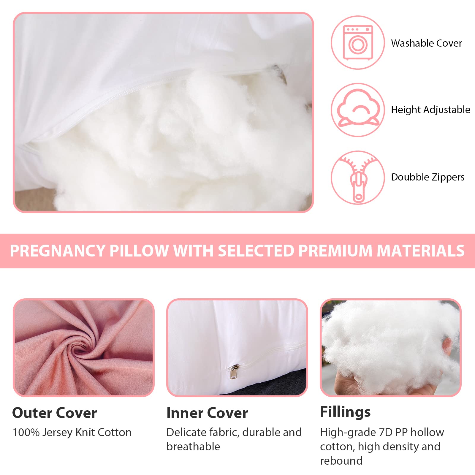 Victostar belly support setup for comfortable side sleeping