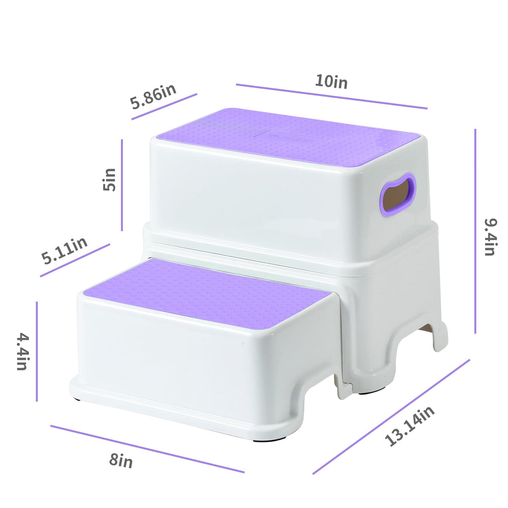 Victostar toddler step stool durable PP material close-up