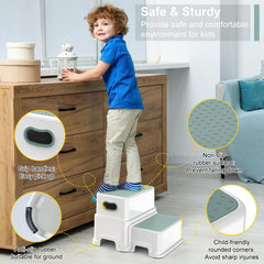 Victostar stool with integrated handle aids transport for caregivers.