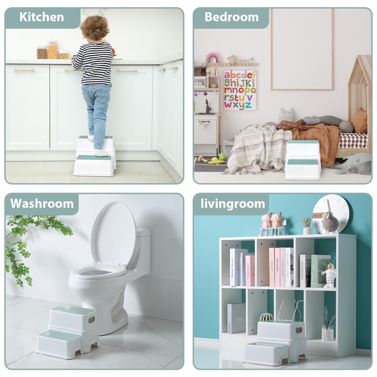 Victostar stool doubles as toy storage when inverted.