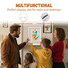 VidwanHome clear-acrylic-panels-5 showcase prints on a bright, frameless display.