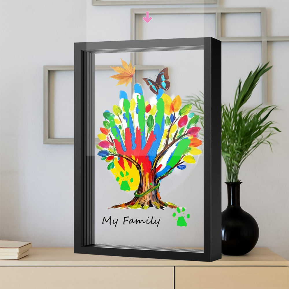 VidwanHome clear acrylic panels display artwork neatly for a modern keepsake.