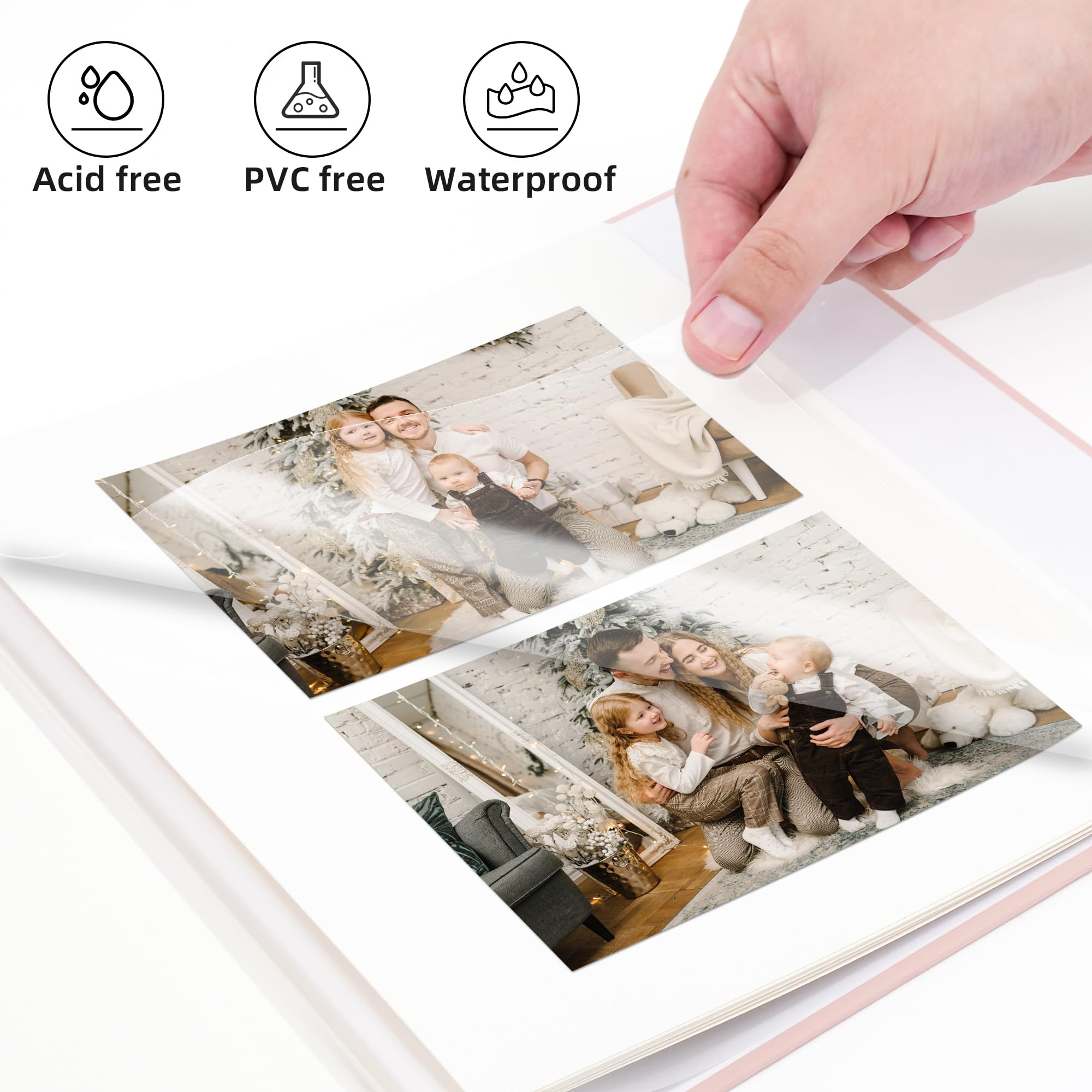 Vienrose acid-free PVC-free pages help preserve photos and keepsakes over time.