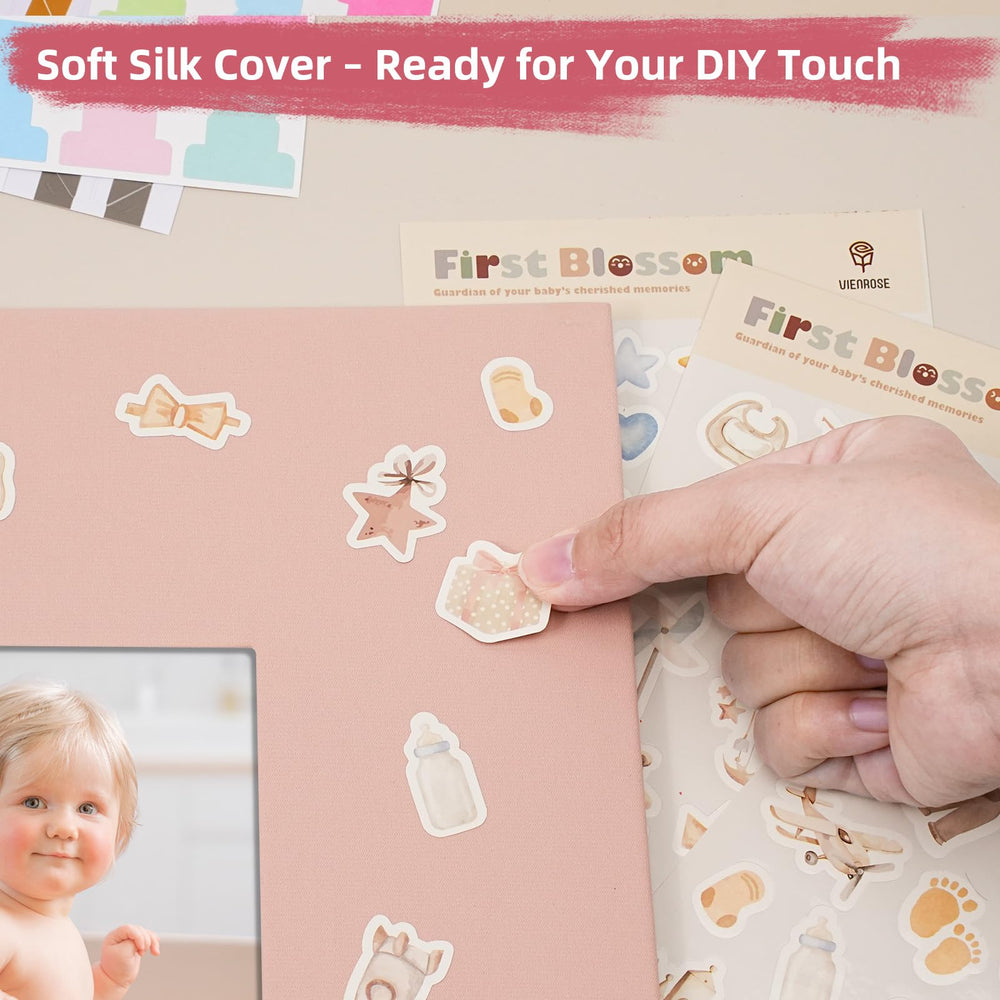 Vienrose corner stickers and themed sheets ready to personalize memories.