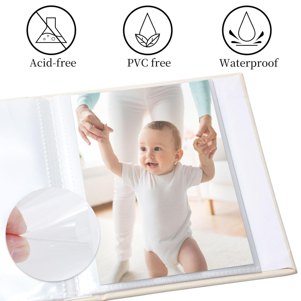 Vienrose Morandi acid-free pages protect photos from fading and sticking