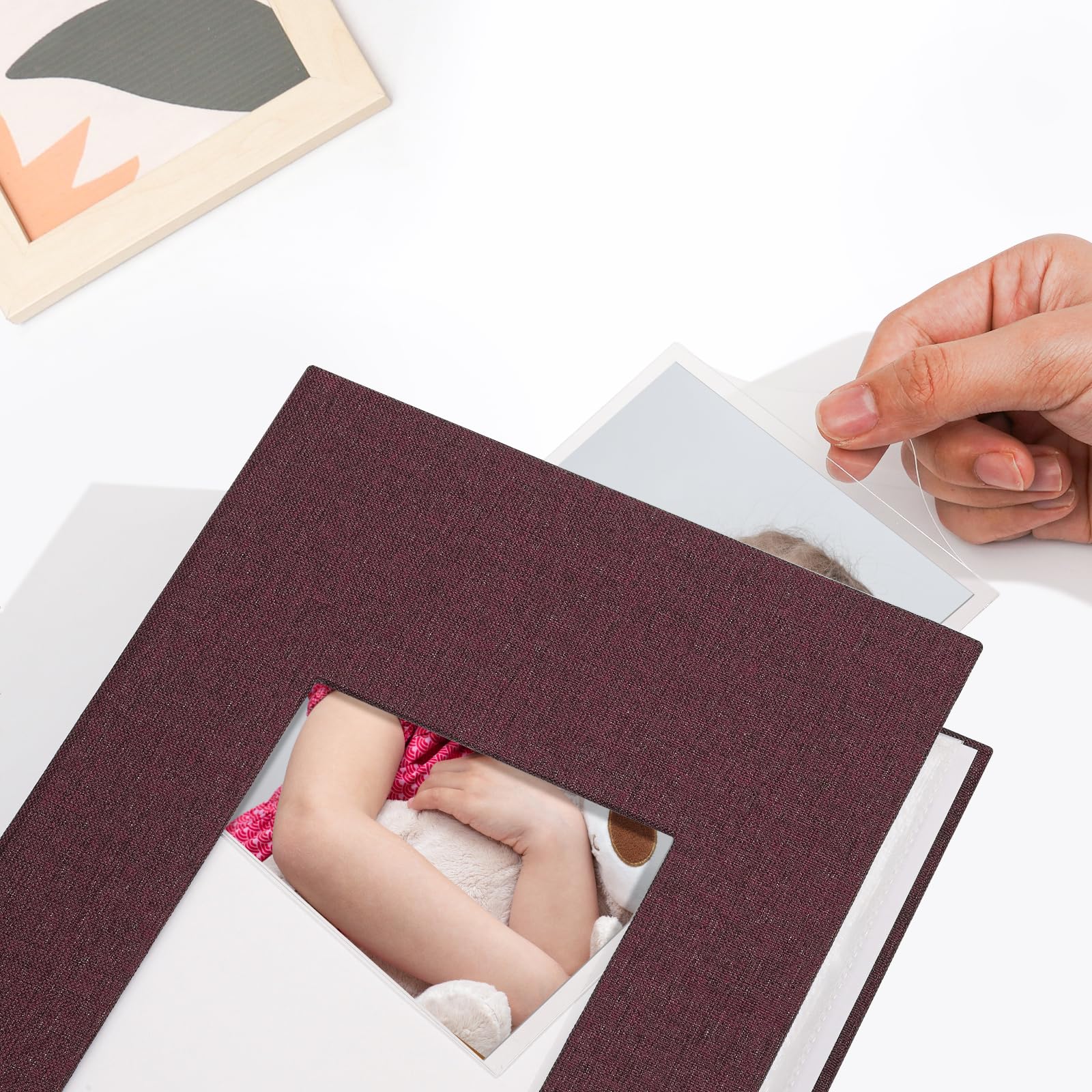 Vienrose photo album-acid-free-pages preserves photos safely for years with archival quality.