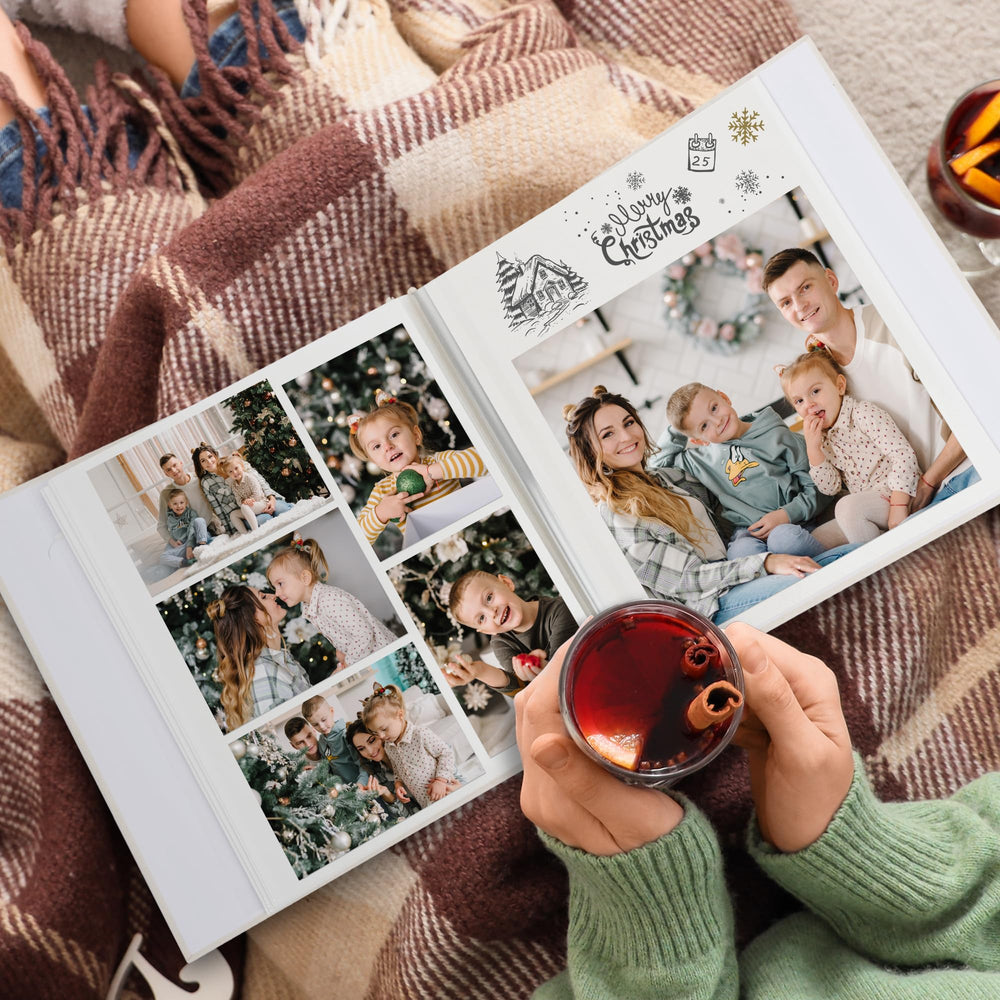 Vienrose photo album accessories — metallic pen, scraper, and greeting card for gifting.