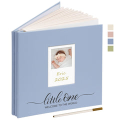 Vienrose self-adhesive photo album with window front cover for easy newborn memory display
