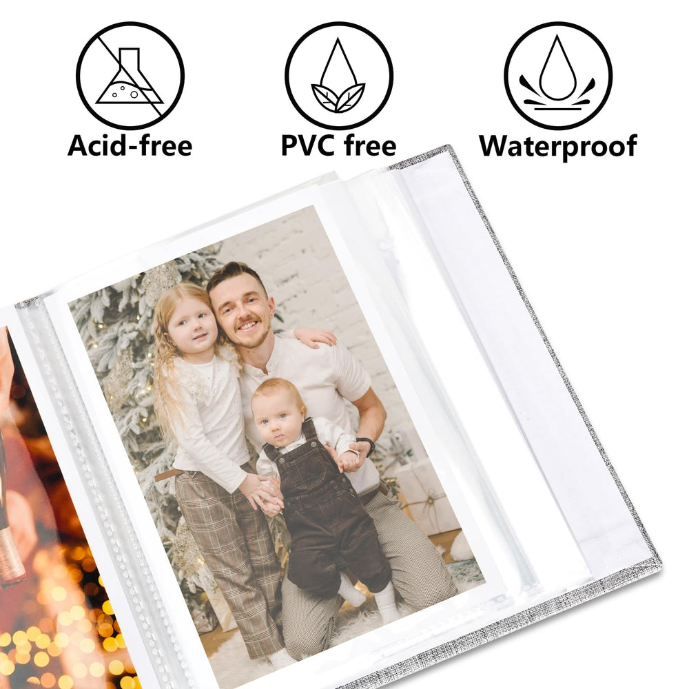 Vienrose two-pack gift-ready photo albums for anniversaries and weddings