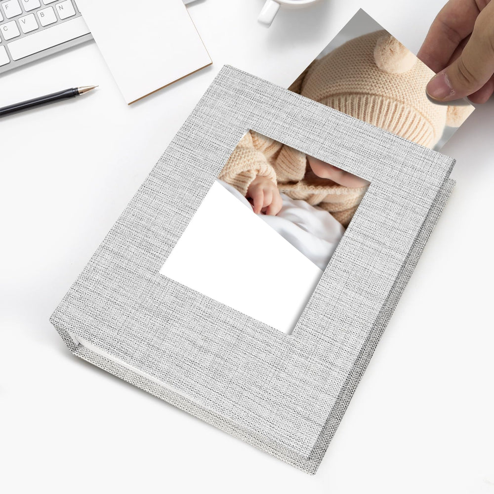 Vienrose small photo album compact portable design fits bags and travel.