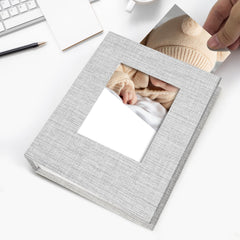 Vienrose small photo album compact portable design fits bags and travel.