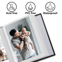 Vienrose album pages are acid-free to protect cherished photos.