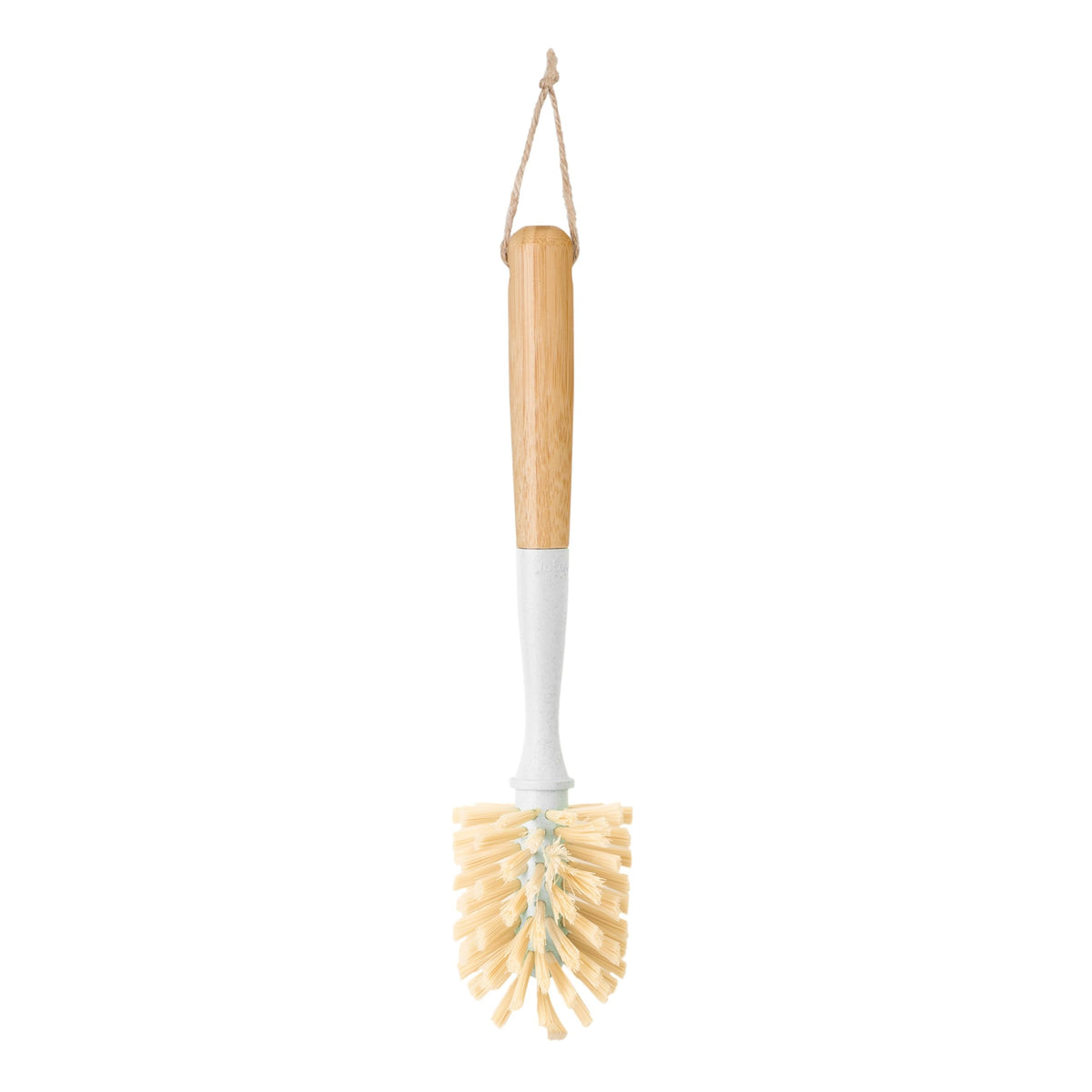 Vigar Zeroline long bamboo dish brush full view for easy kitchen scrubbing.