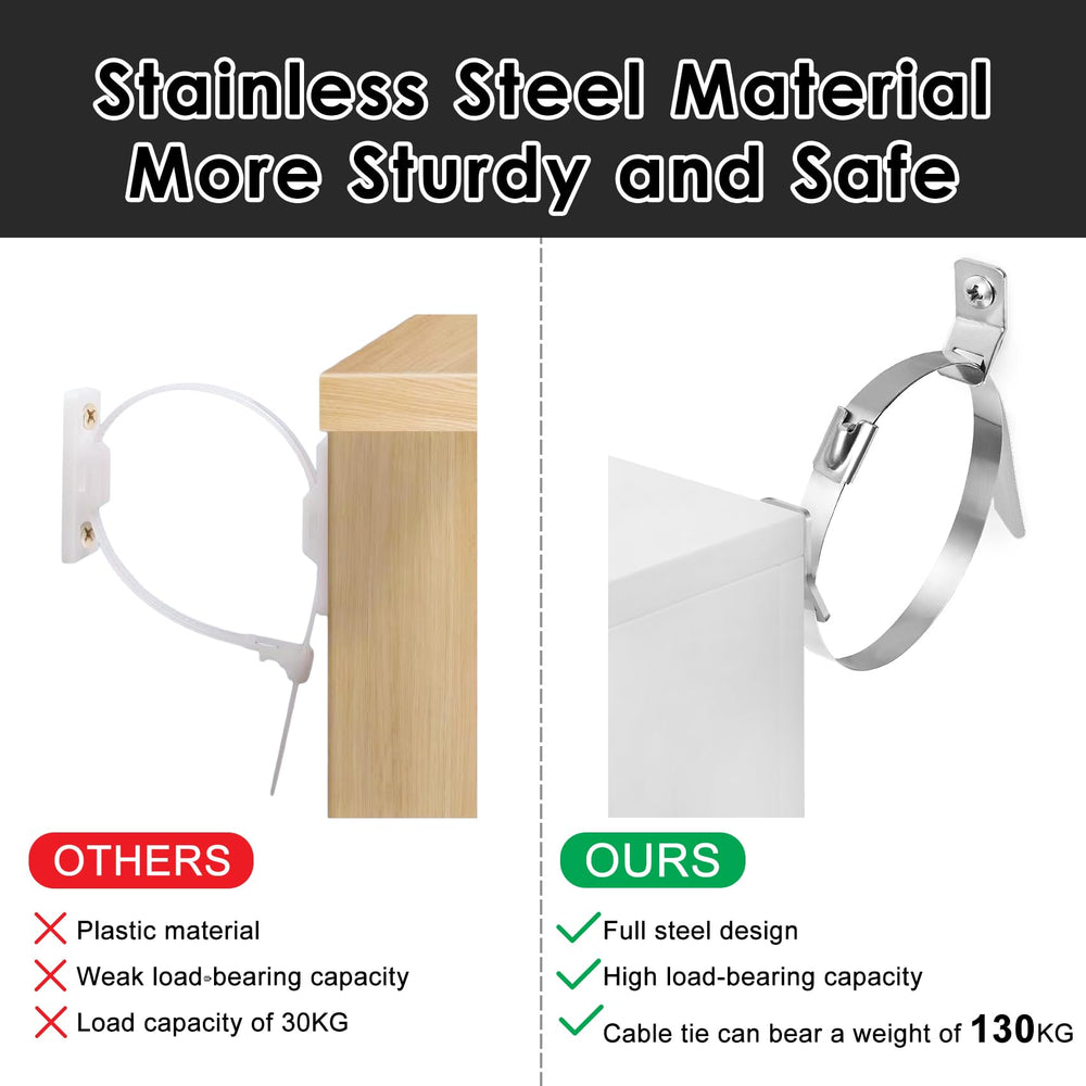 Vigorwise adjustable length straps adapt to multiple furniture sizes