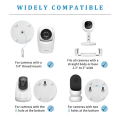 VIKOBESS 360-gooseneck view demonstrates flexible angles for optimal baby monitoring.