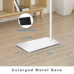 VIKOBESS height-adjustment shows full room visibility from crib to doorway.