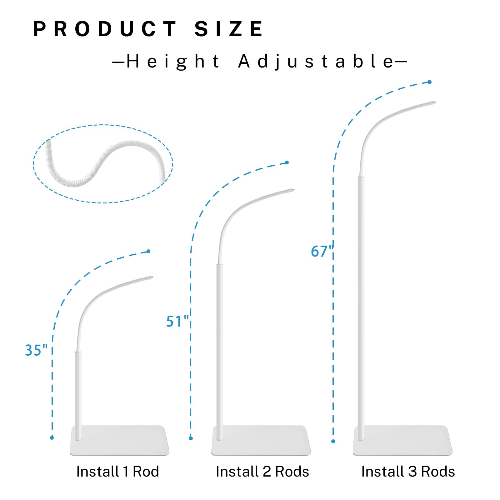 VIKOBESS safety feature keeps monitor away from crib and cords for safer viewing.