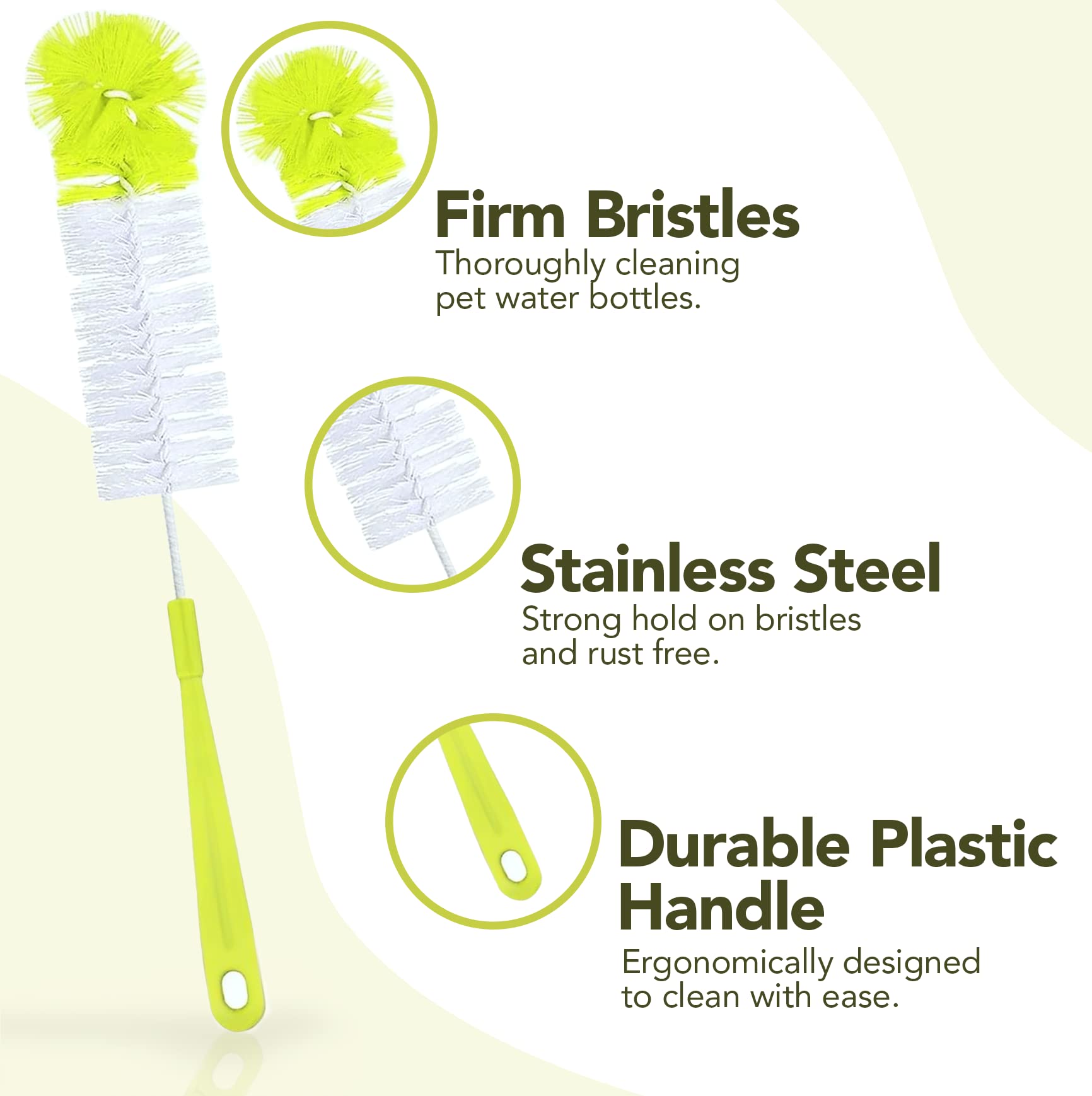 Vila straw cleaner brush showcases slim brush for straws and tubes