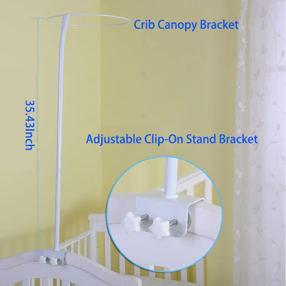 Vilemoon mosquito-net stand bracket highlights secure support for insect protection at nap time.