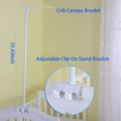 Vilemoon mosquito-net stand bracket highlights secure support for insect protection at nap time.