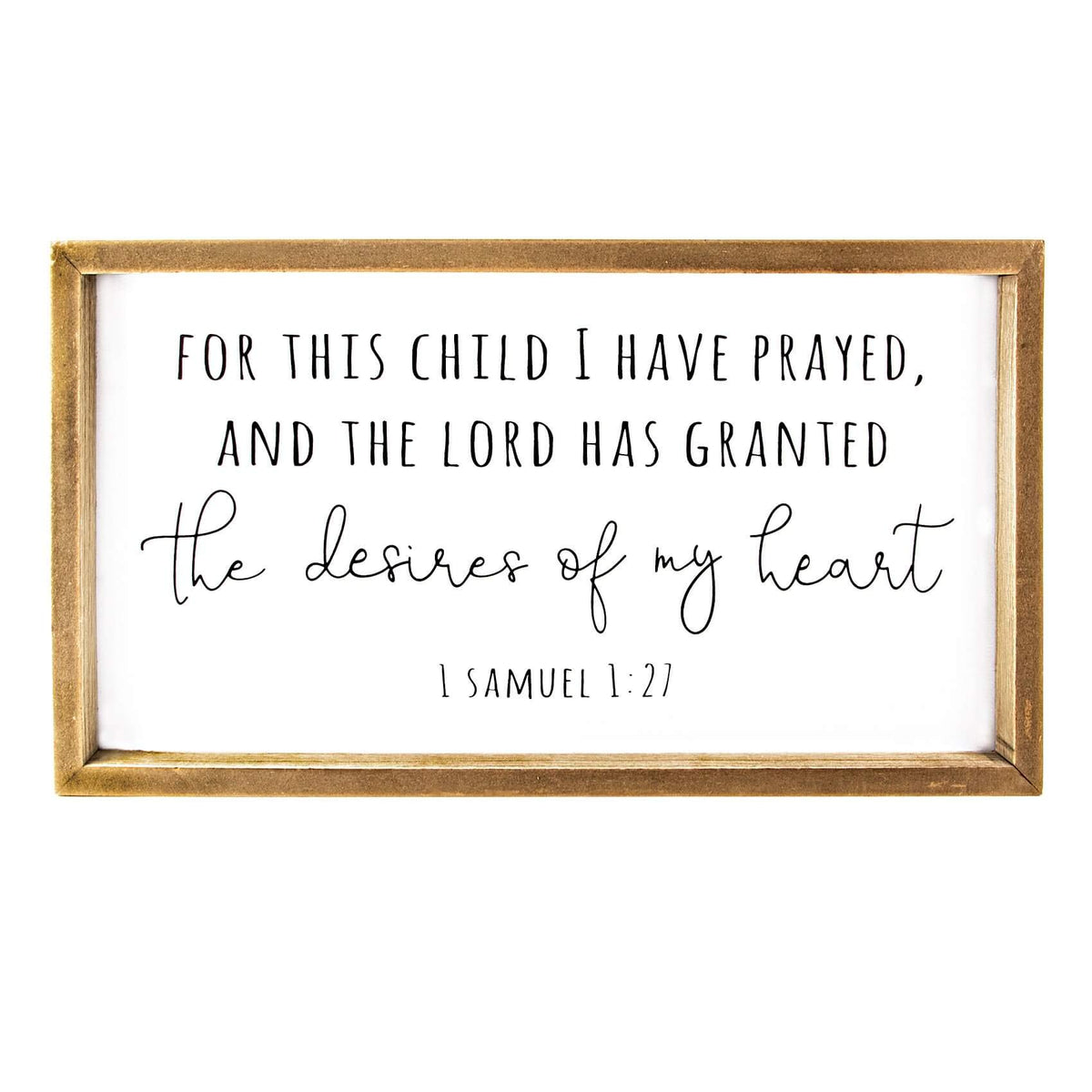 VILIGHT wood wall decor frame for the nursery enhances room warmth.