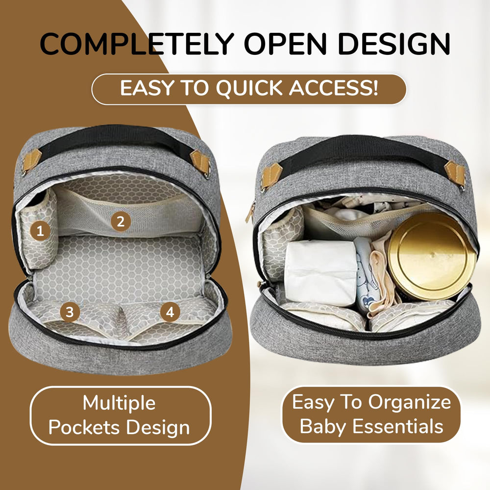 Village of Many diaper bag backpack unisex design suitable for moms and dads