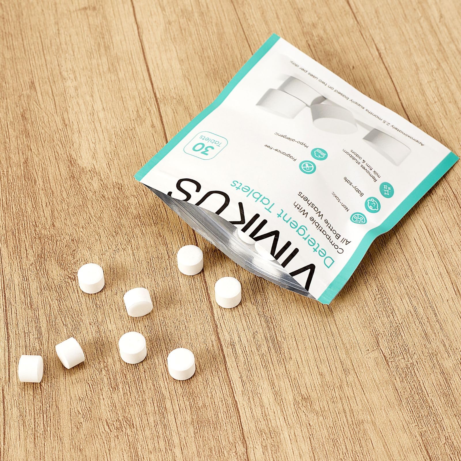 VIMKUS five resealable bags packaging keeps tablets fresh