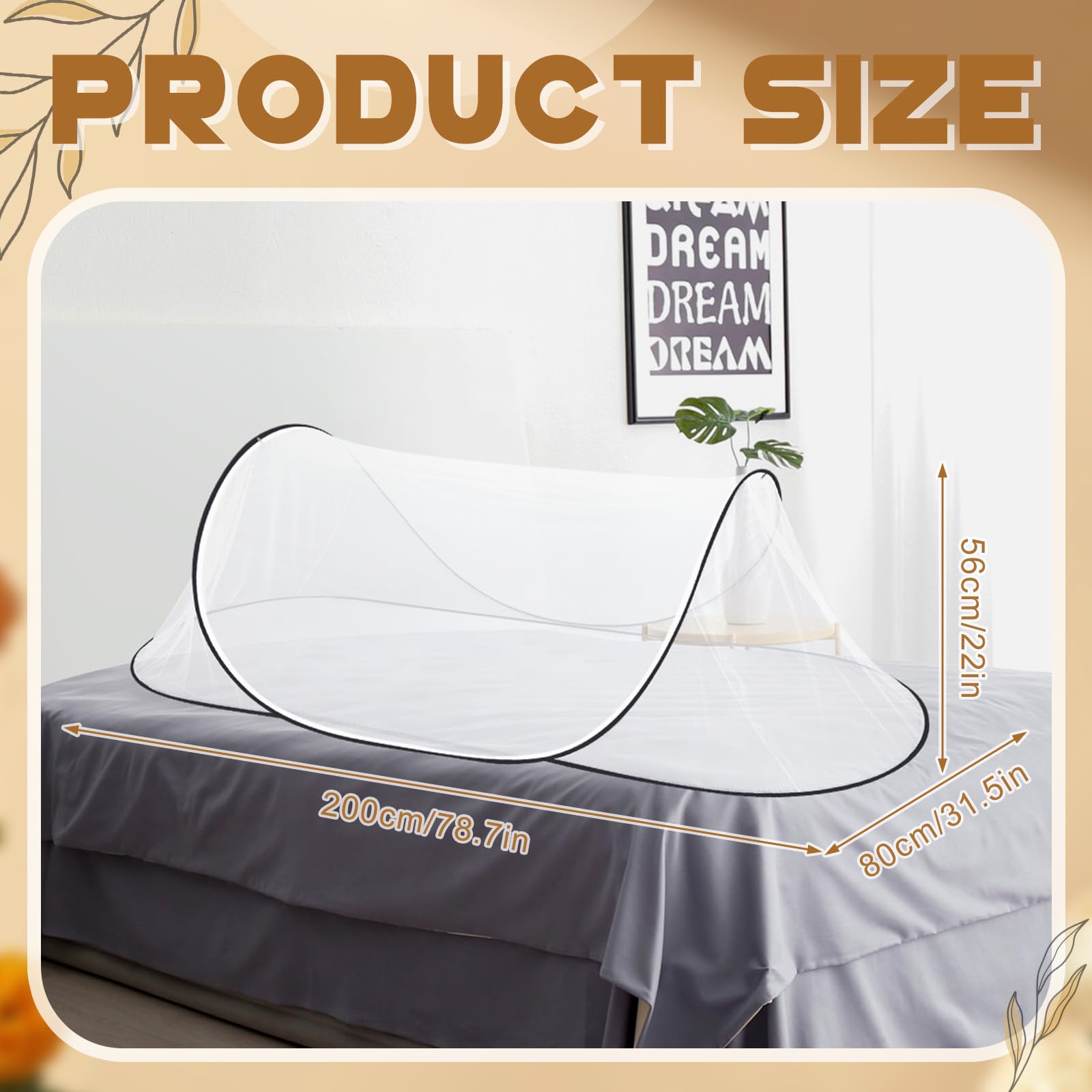 Vincreem pop-up design folded compactly for portable outdoor use.