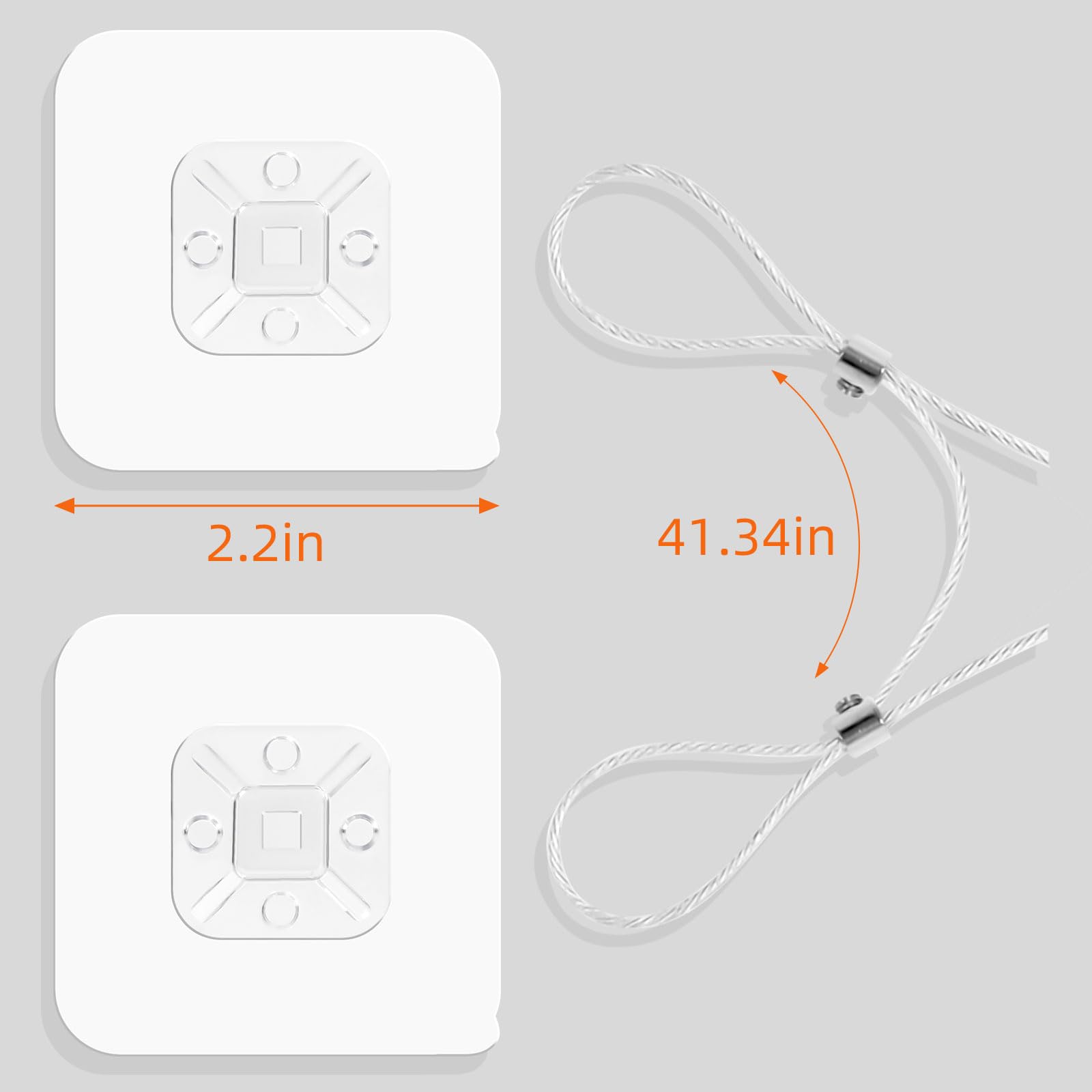 Vinkqiado package includes six straps and installation instructions.