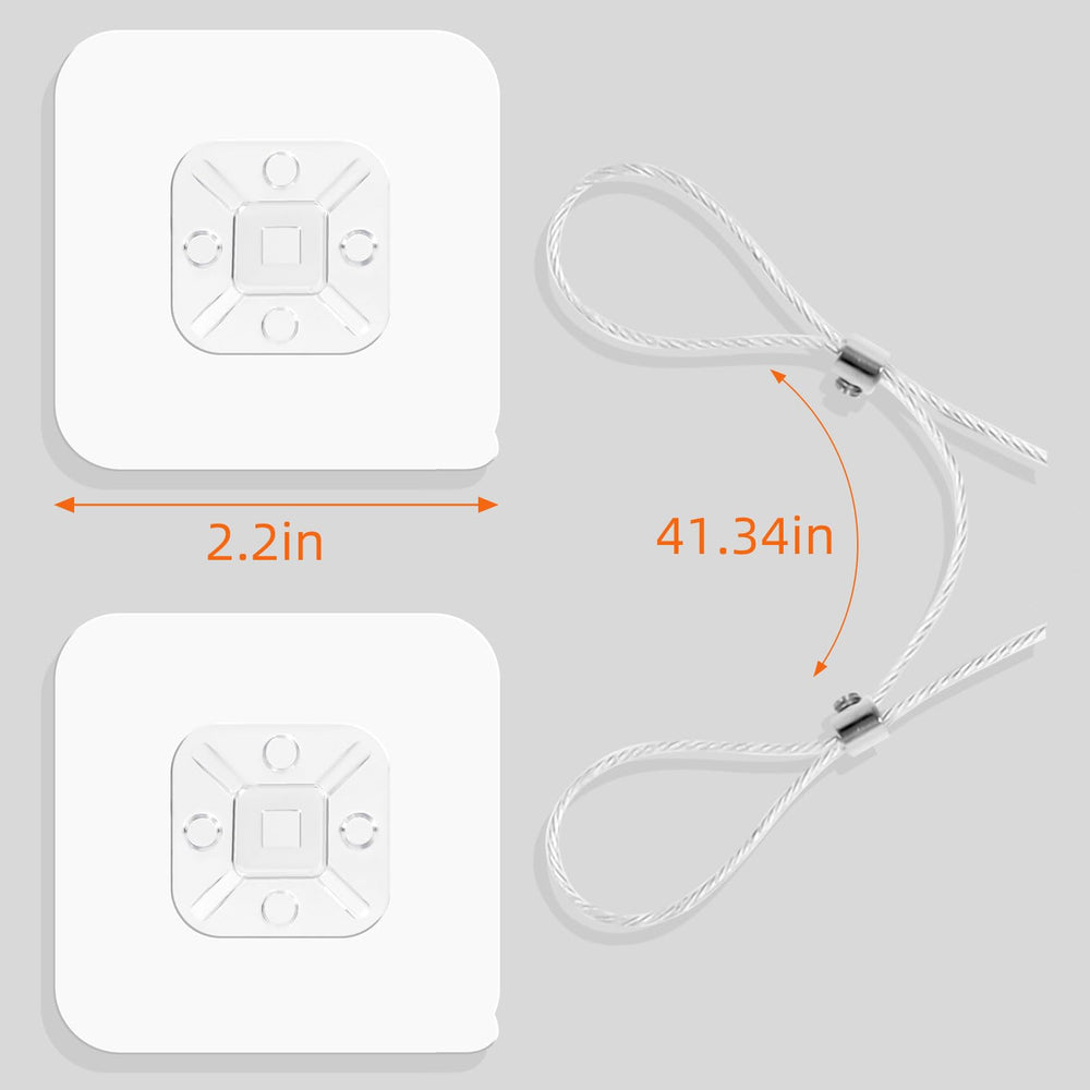 Vinkqiado package includes six straps and installation instructions.