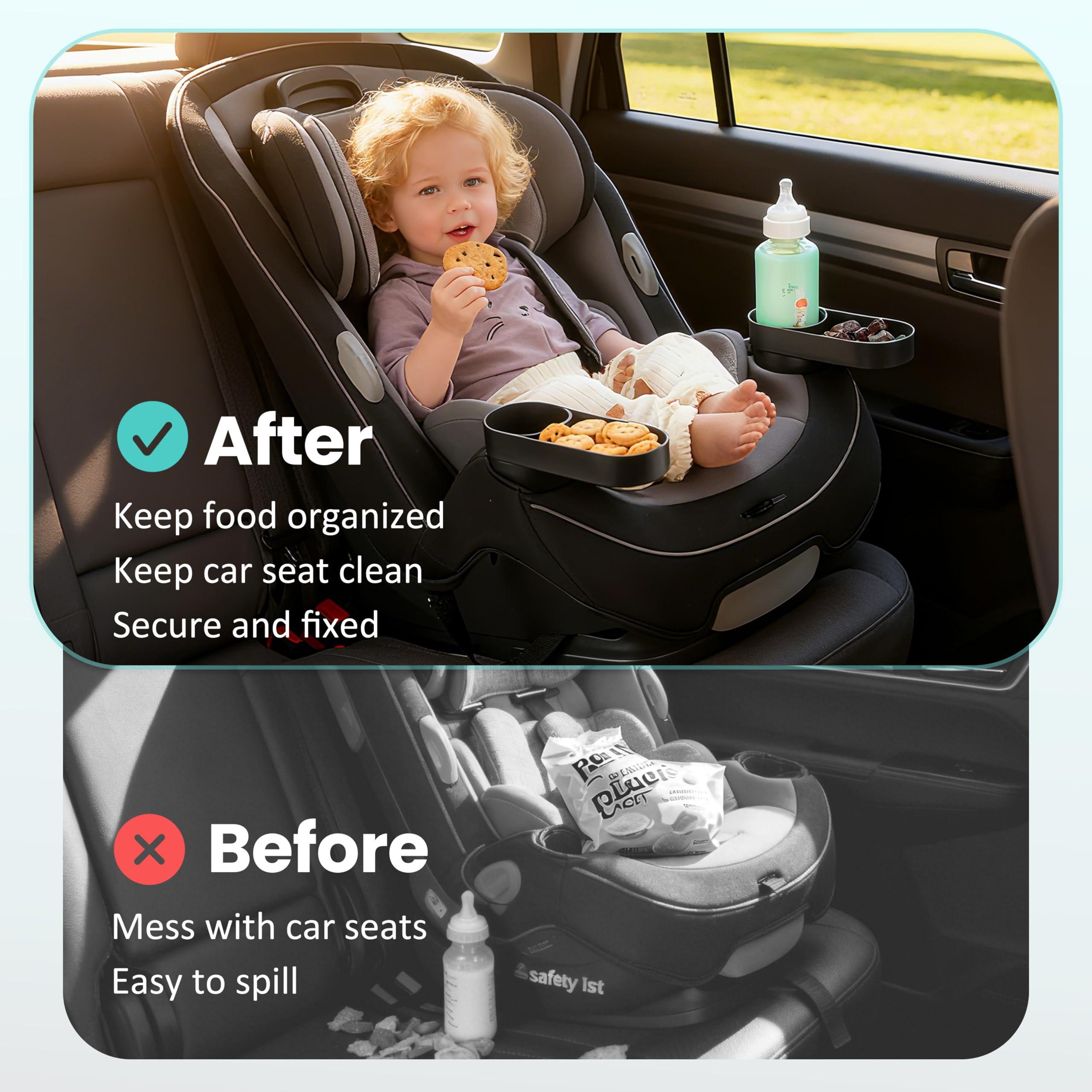 Viotiin dishwasher-safe material simplifies cleanup after snacks.