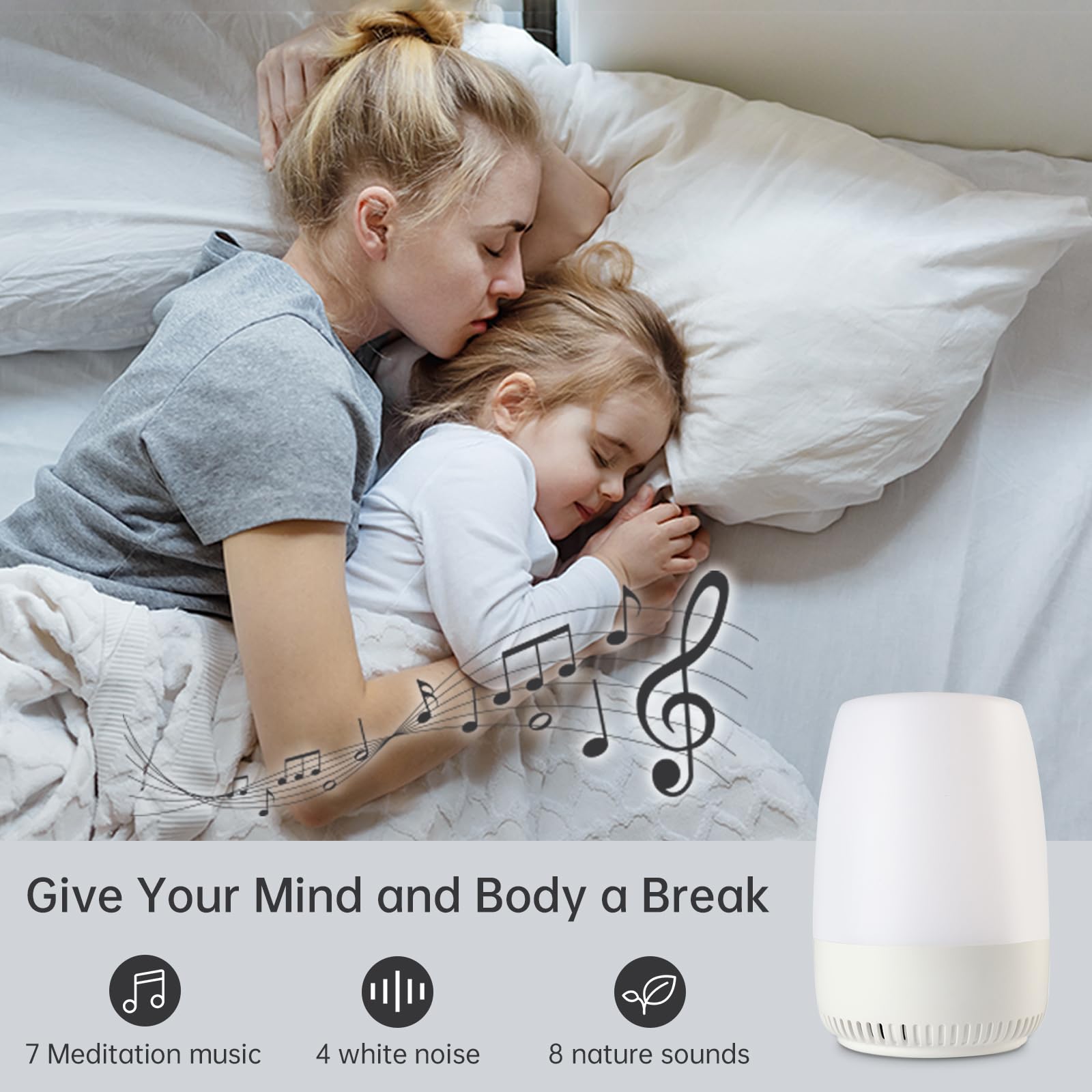 VIPDEER nursery sleep setup illustrating a calm bedtime routine