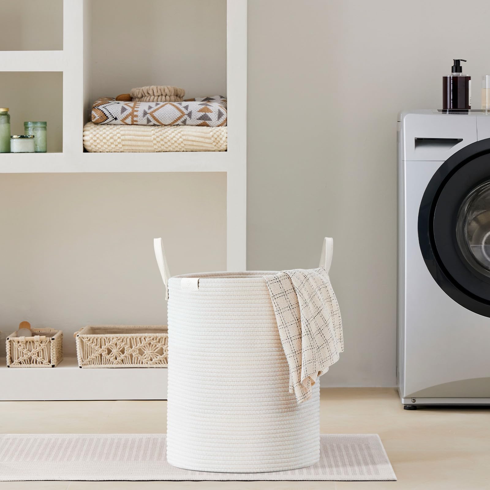 VIPOSCO baby nursery basket 30L option keeps toys neatly organized.