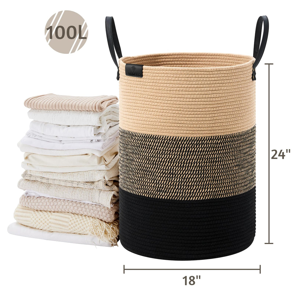 VIPOSCO bathroom/bedroom laundry basket fits in compact spaces