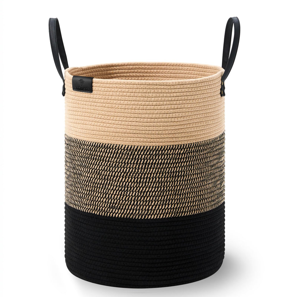 VIPOSCO blanket and towel storage basket neatly organized in a bedroom