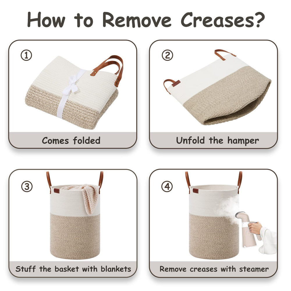 VIPOSCO collapsible laundry basket adapts to spaces and recovers shape.