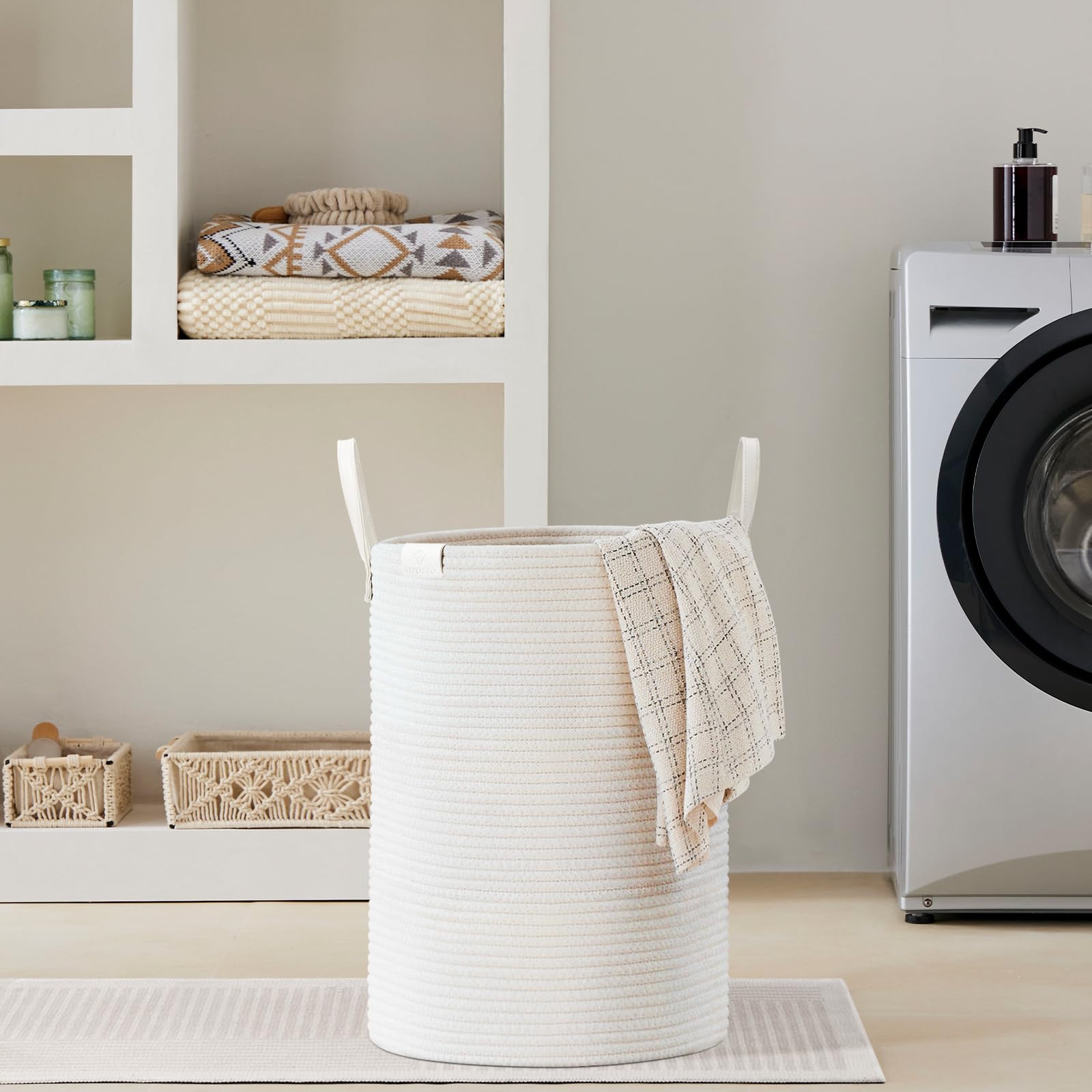 VIPOSCO collapsible basket ships flat and expands to fit your space.