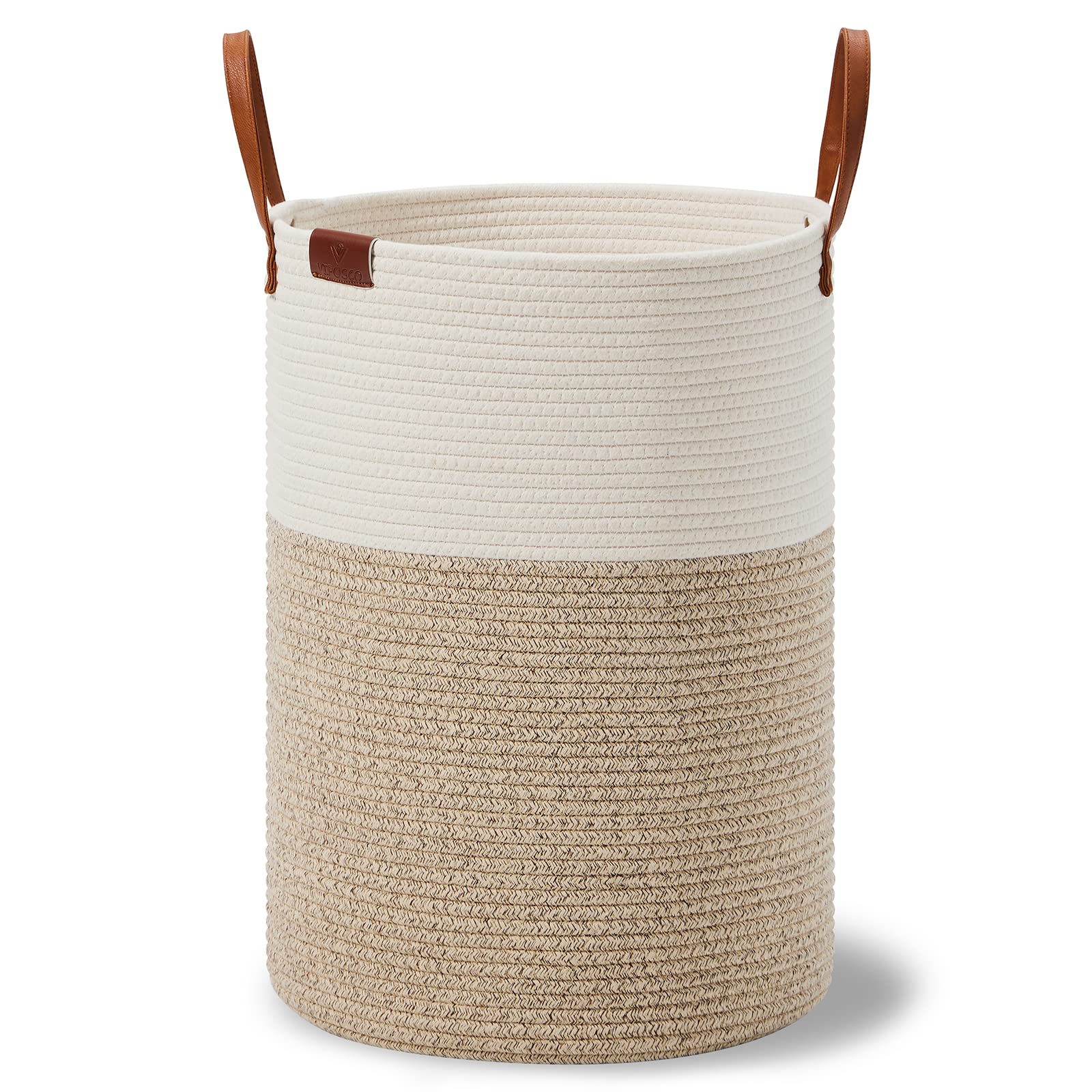 VIPOSCO durable cotton rope basket close-up showing weave quality