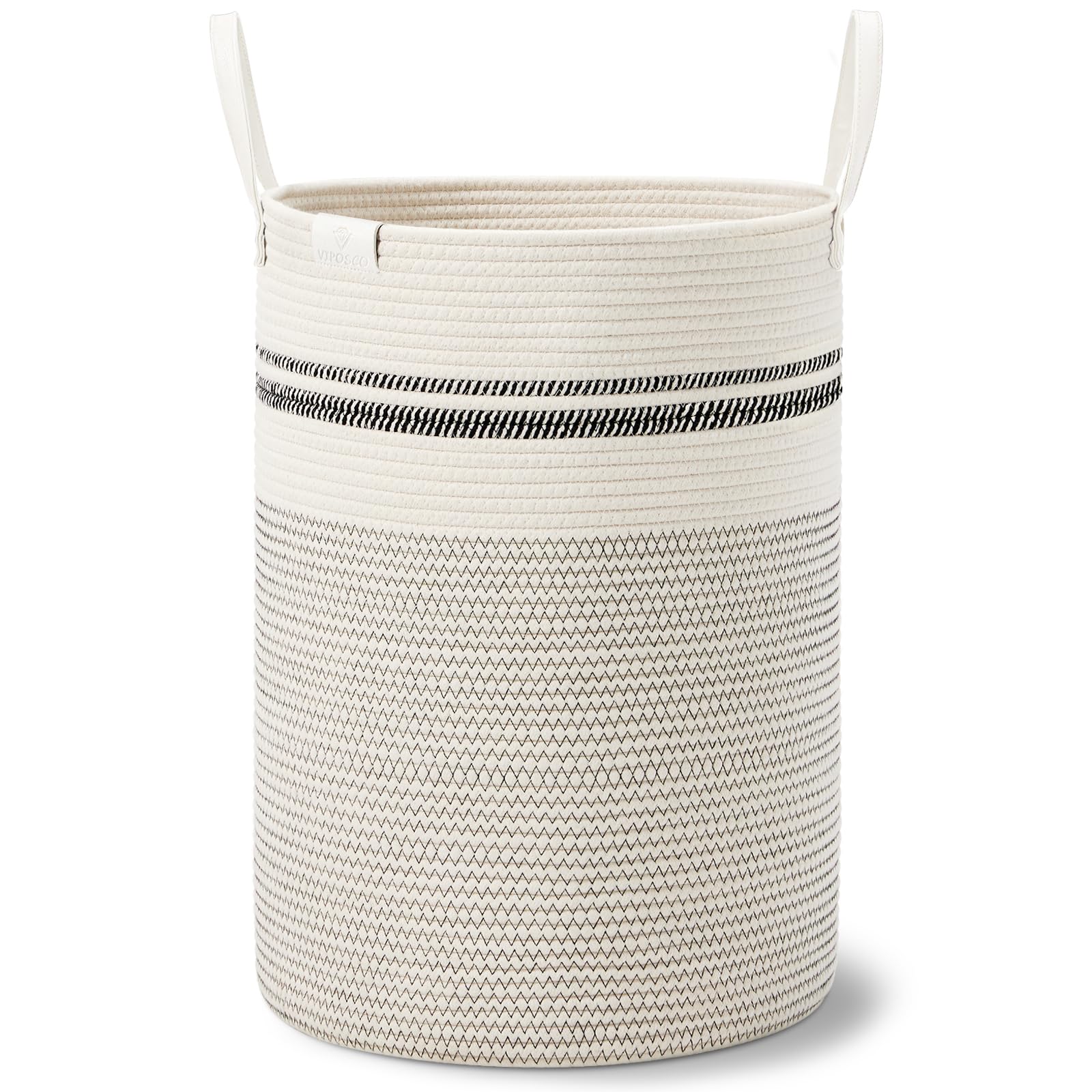 VIPOSCO minimalist woven rope basket complements modern decor