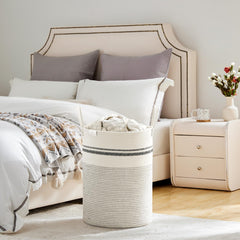 VIPOSCO living room basket content-friendly storage solution for blankets and magazines