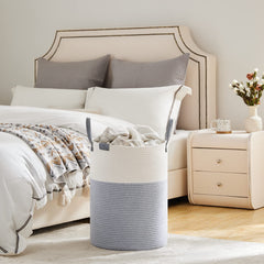 VIPOSCO basket in living room demonstrating minimalist storage