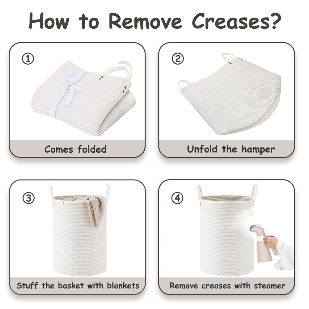 VIPOSCO leather-handled basket offers durable daily use and easy lifting.