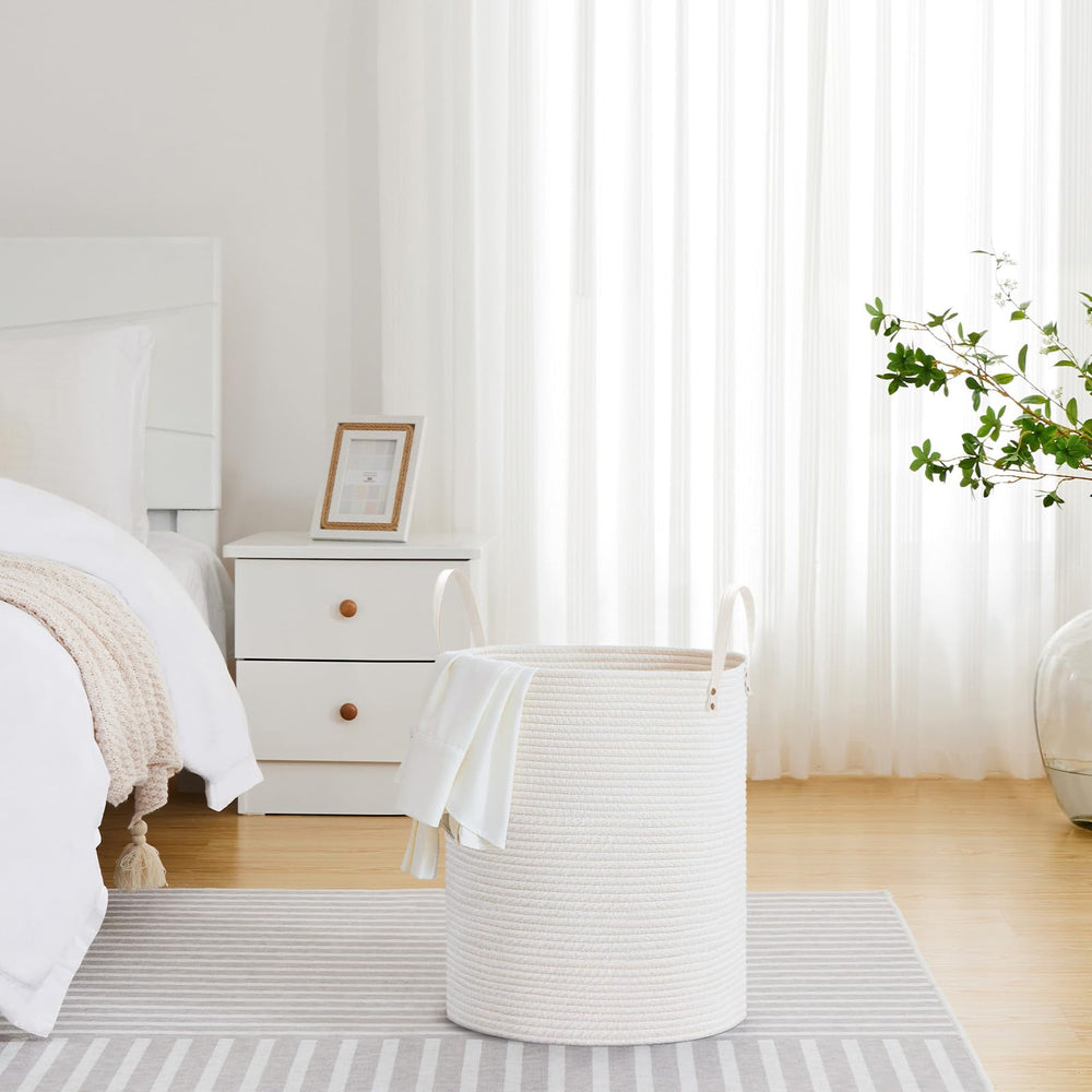 VIPOSCO minimalist-decor basket fits living room and bathroom with calm aesthetic.