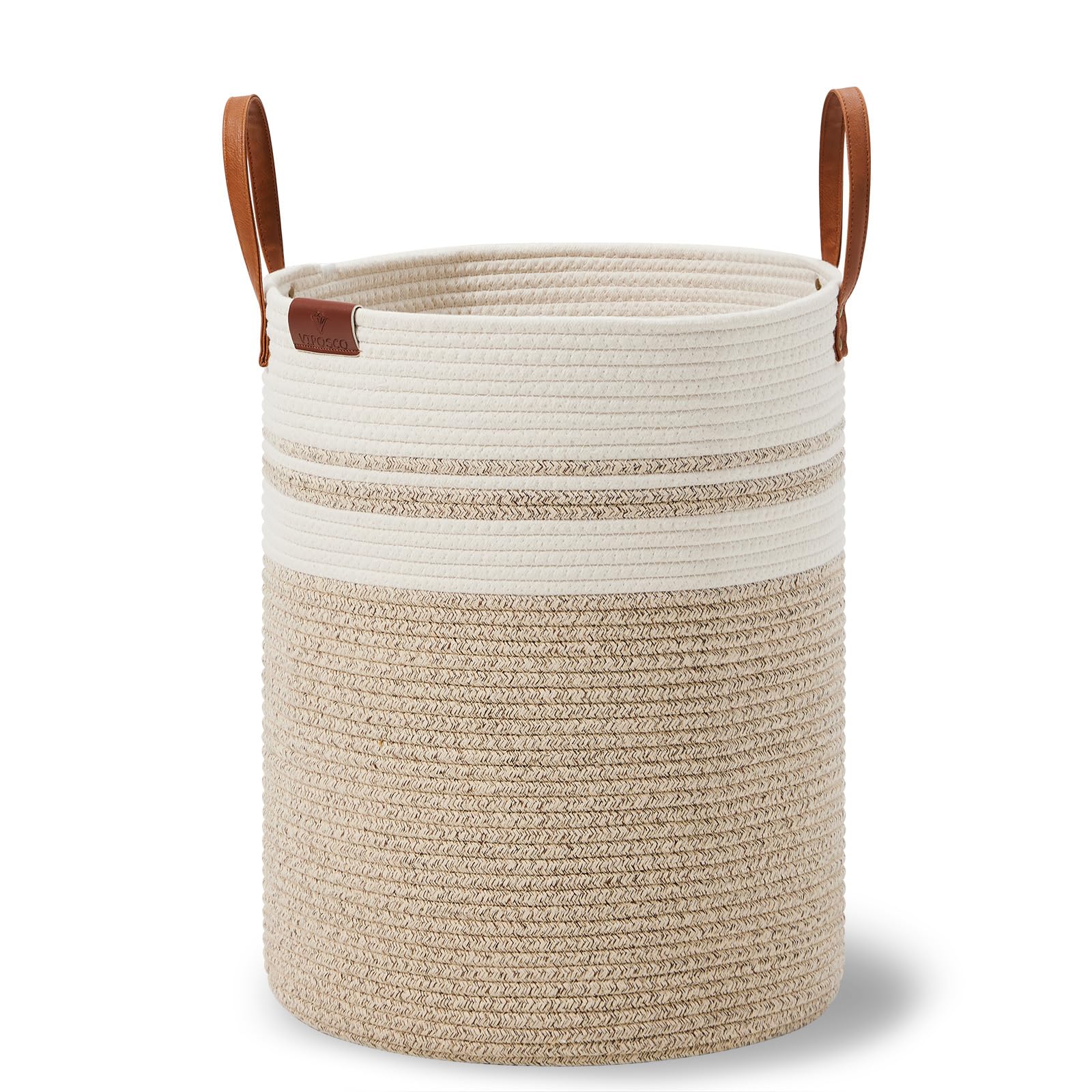 VIPOSCO tall laundry basket wrapped as gift signals a stylish practical housewarming option