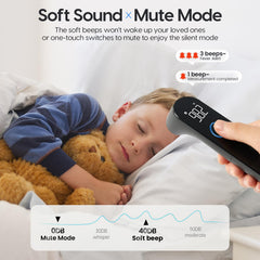 Viproud no-touch thermometer large LED screen visible in dim rooms