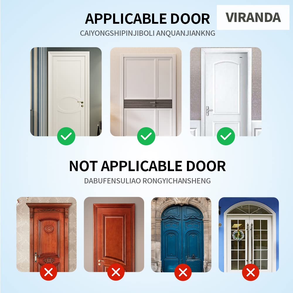 VIRANDA 3D door mural in a bedroom decor scene enhances mood and space perception.