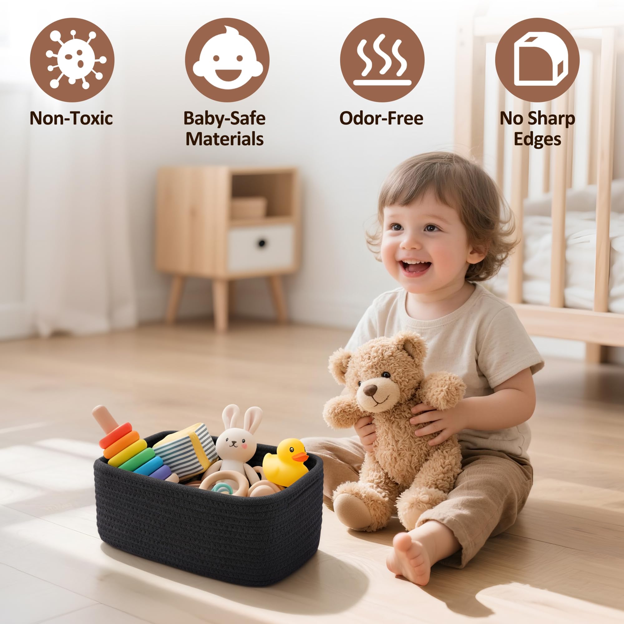 VIRETH HAUS BPA-free odorless materials ensure safe, clean storage.